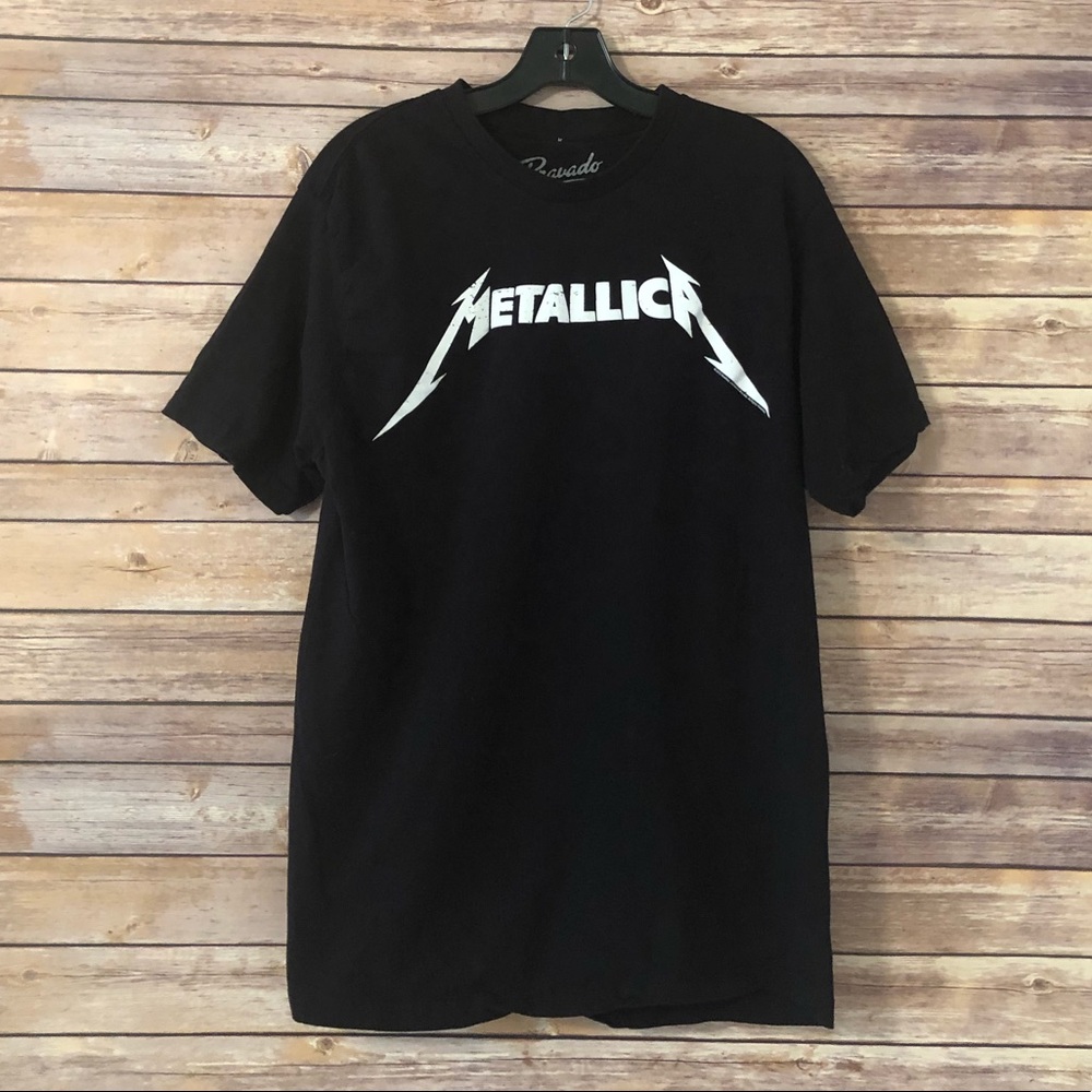 XL black Metallica band tee